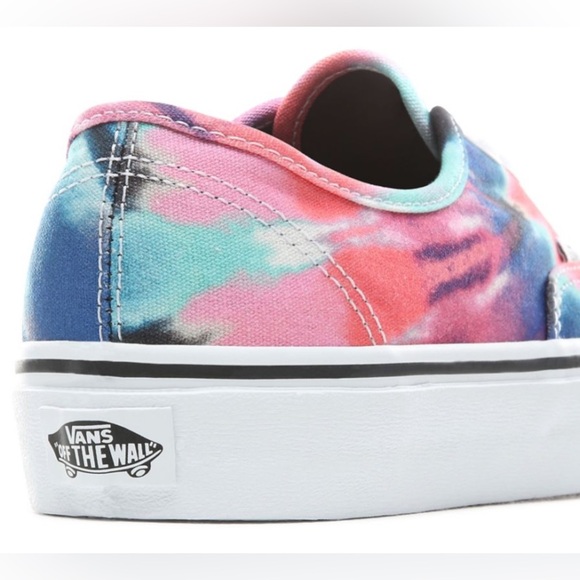 VANS Authentic (Tie Dye) Multi/True White Shoes - Picture 5 of 13